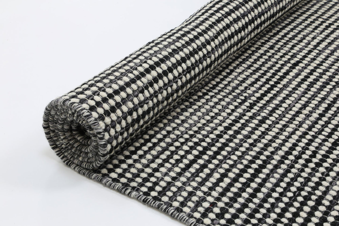 Napania Charcoal Reversible Wool Rug