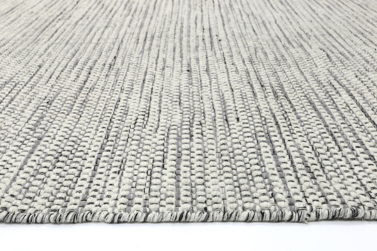Napania Grey Reversible Wool Rug