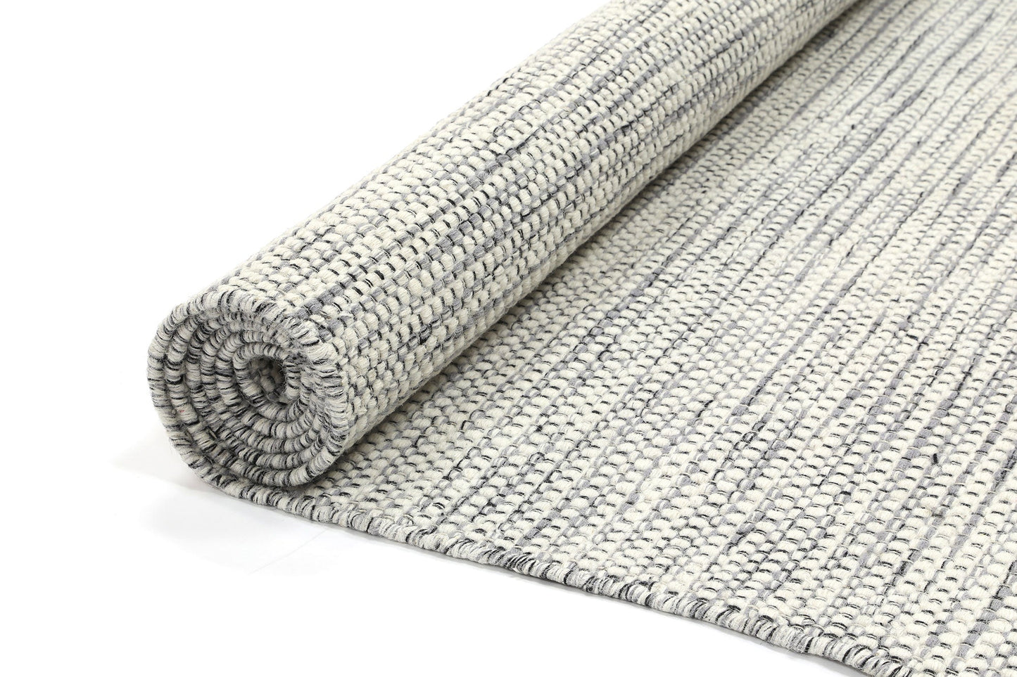 Napania Grey Reversible Wool Rug