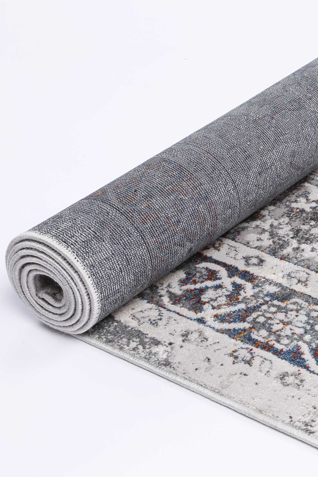 Malo Camila Grey & Blue Traditional Rug