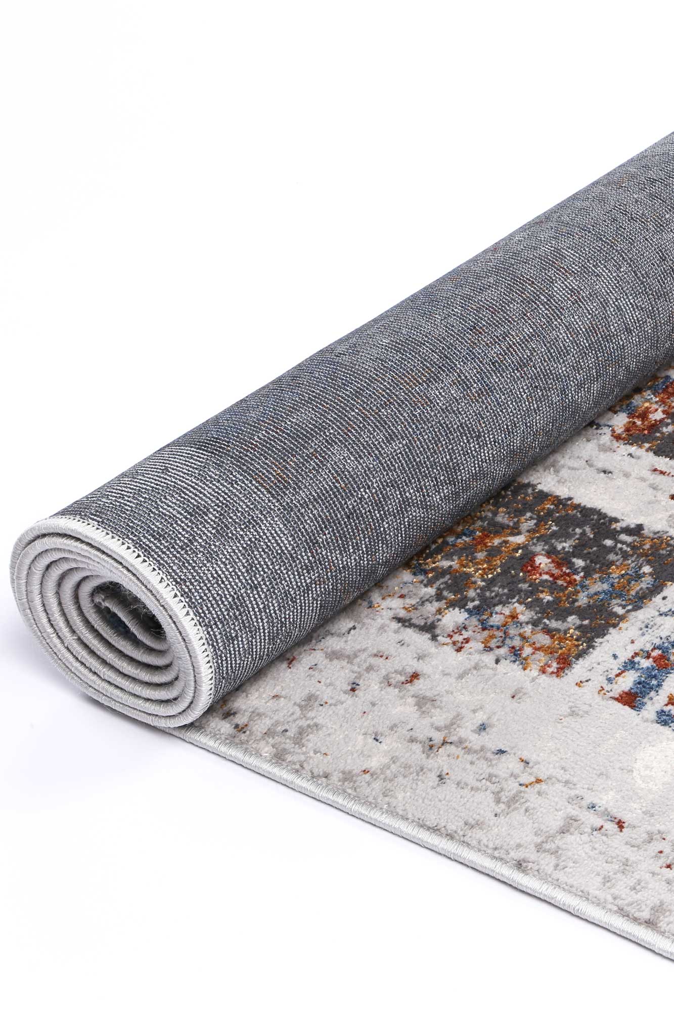 Malo Herman Grey & Multi Abstract Rug