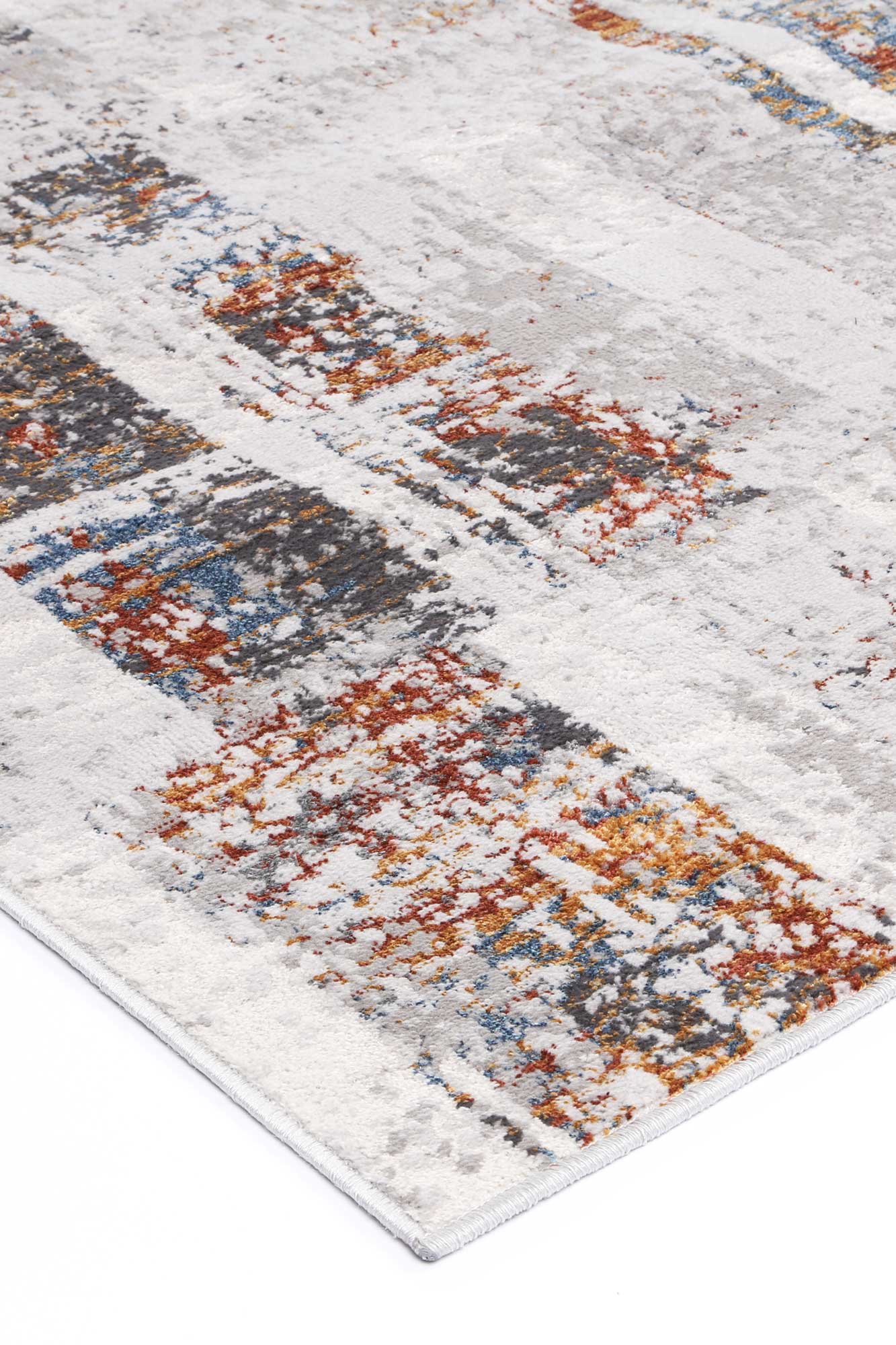 Malo Herman Grey & Multi Abstract Rug