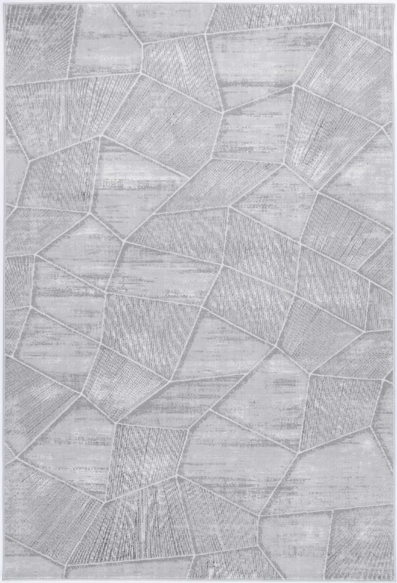 Malo Mason Grey Geometric Rug