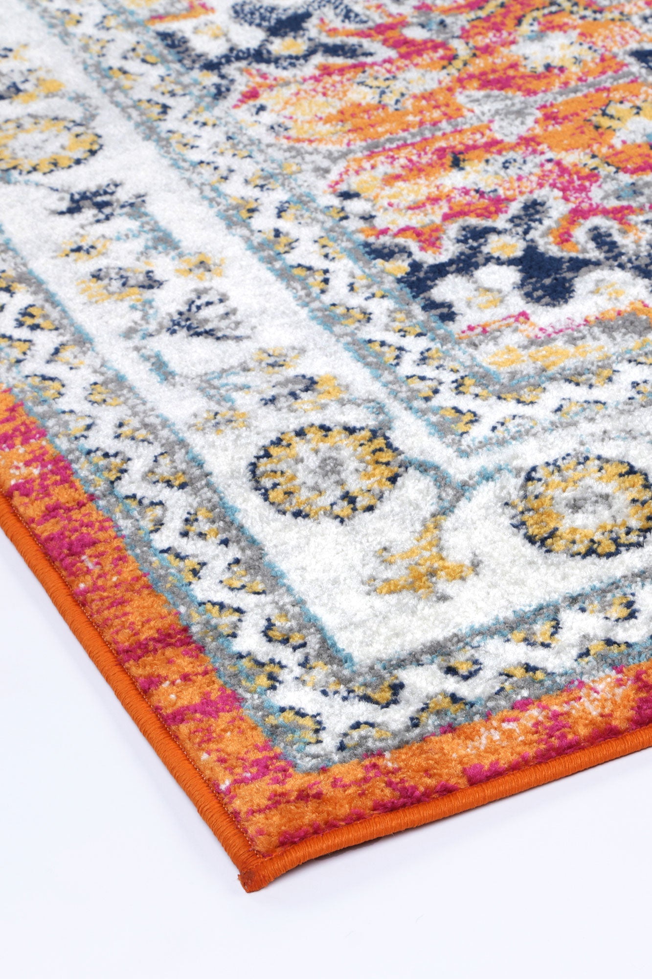 Perth Cannes Orange Transitional Rug