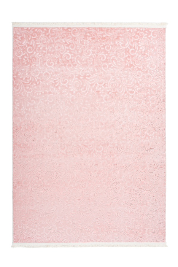 Peri 100 powder pink Machine Washable Rug - Lalee Designer Rugs