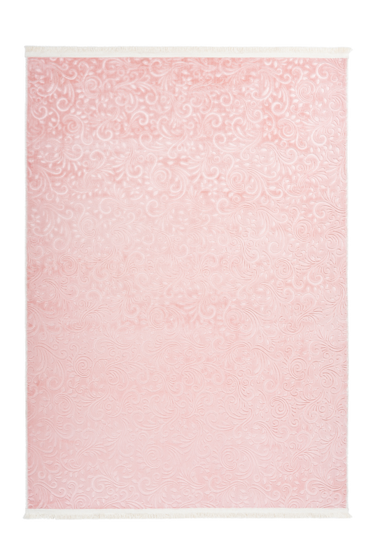 Peri 100 powder pink Machine Washable Rug - Lalee Designer Rugs