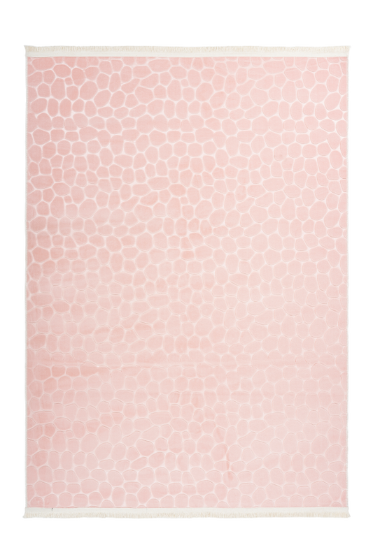 Peri 110 Powder Pink Machine Washable Rug - Lalee Designer Rugs