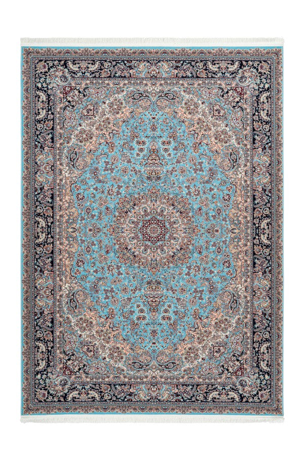 Queen 900 Blue Traditional Rug