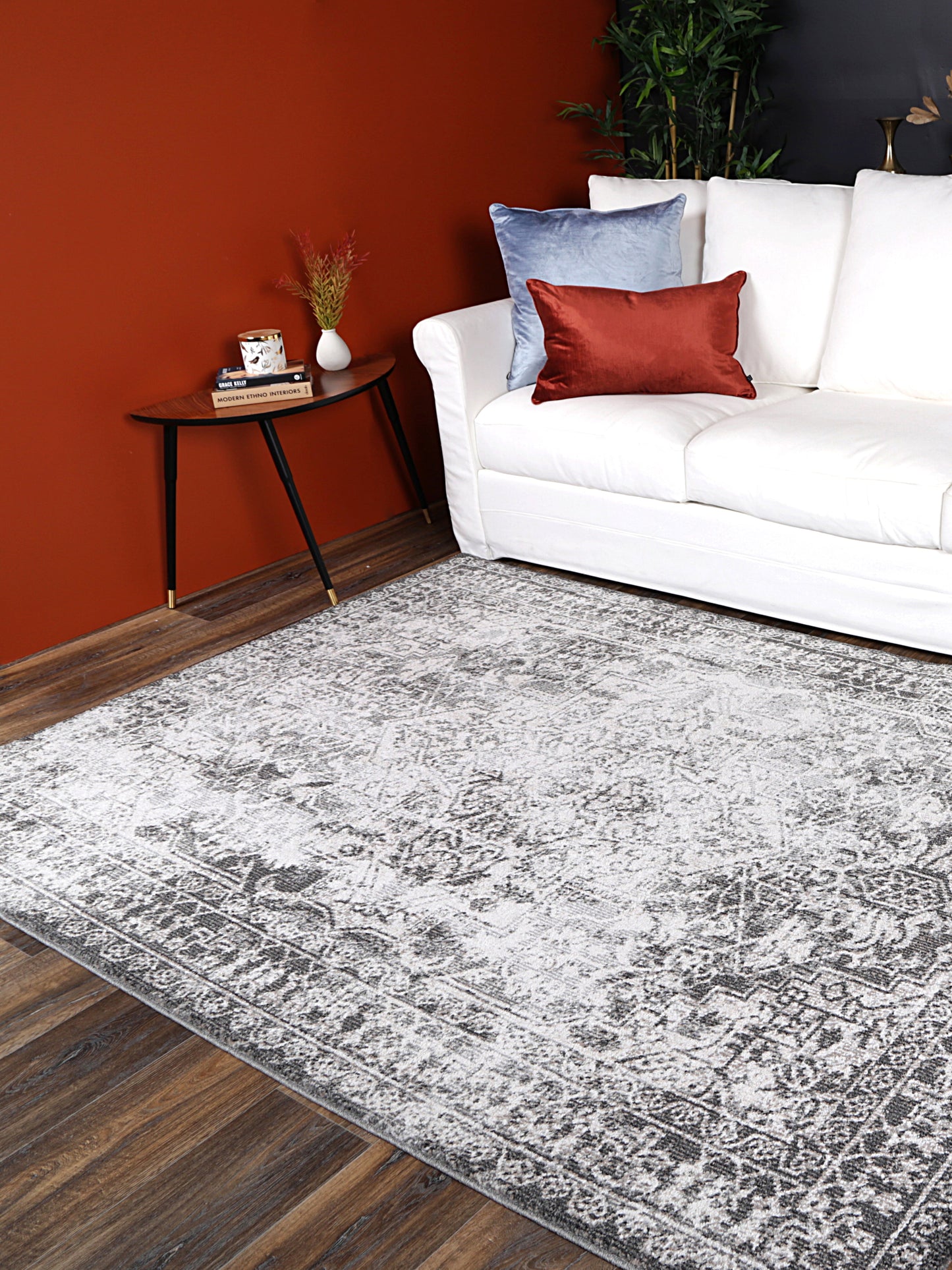 Rumba Carine Ivory & Grey Transitional Rug