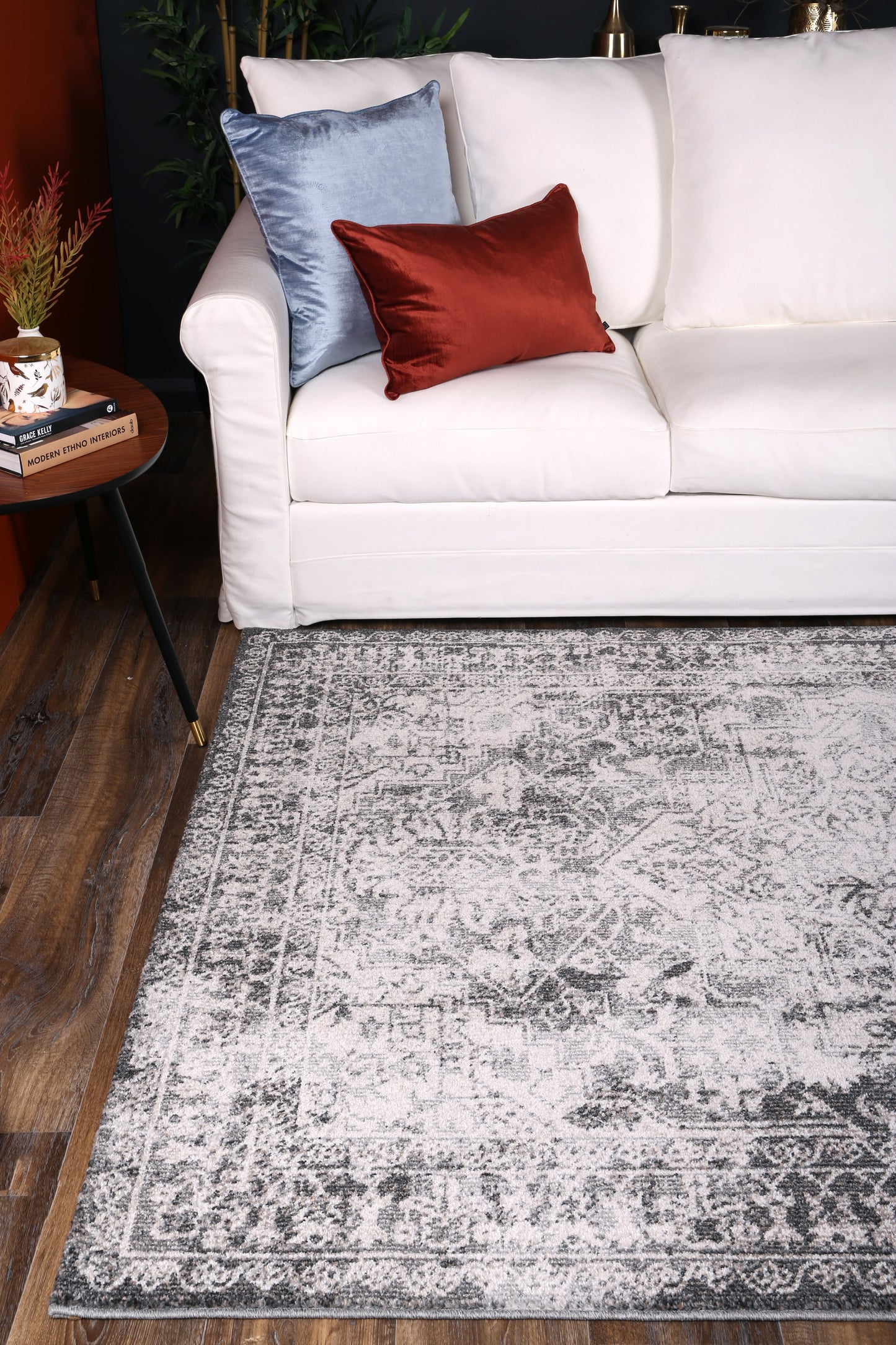 Rumba Carine Ivory & Grey Transitional Rug