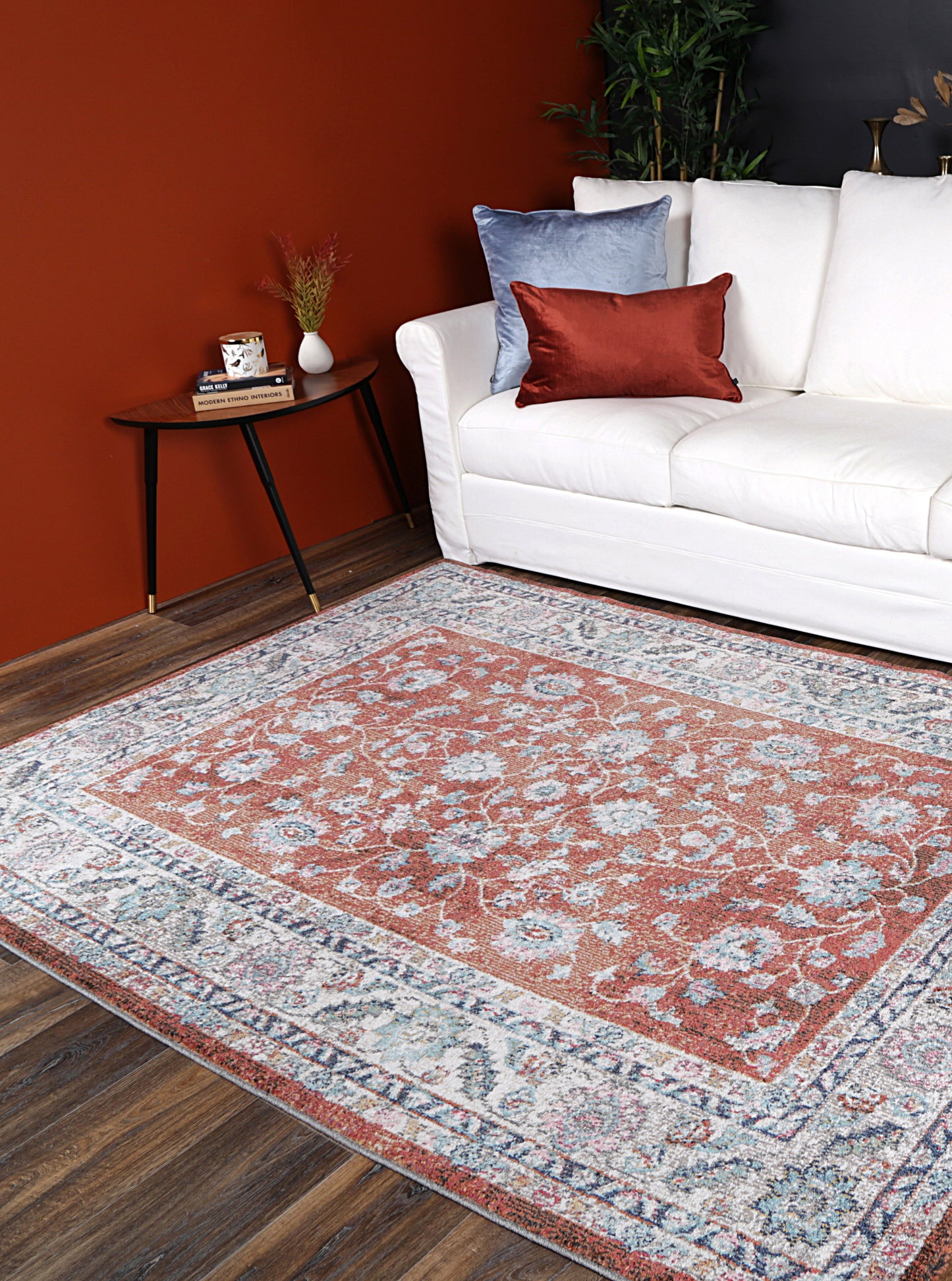 Rumba Luda Terracotta Transitional Rug