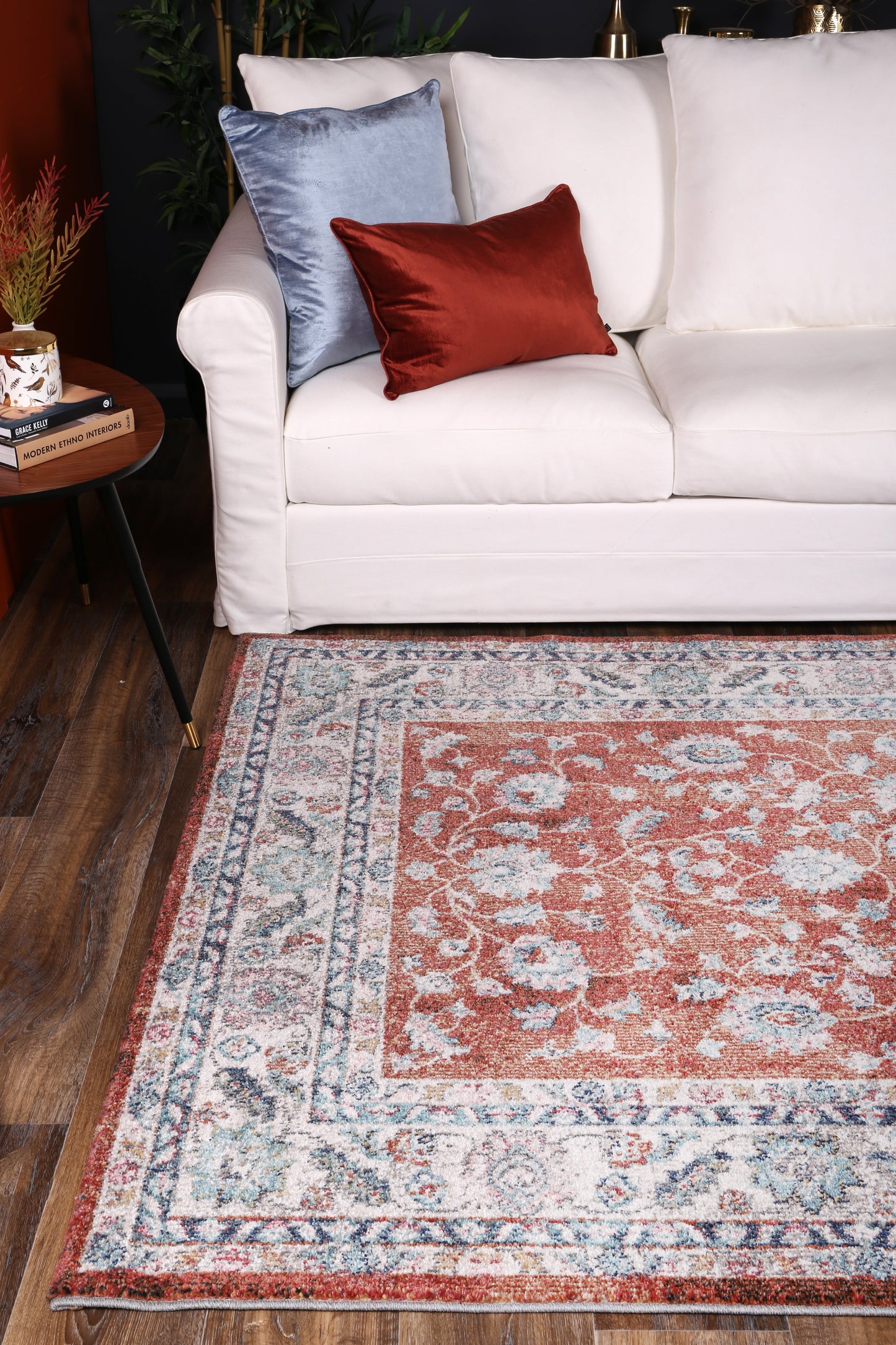 Rumba Luda Terracotta Transitional Rug