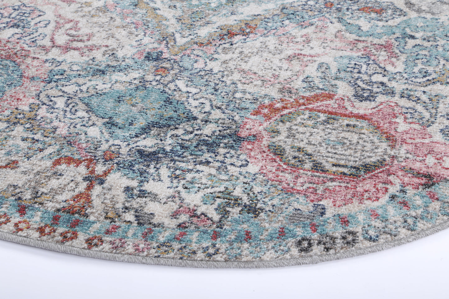 Rumba Evageline Multi Transitonal Round Rug