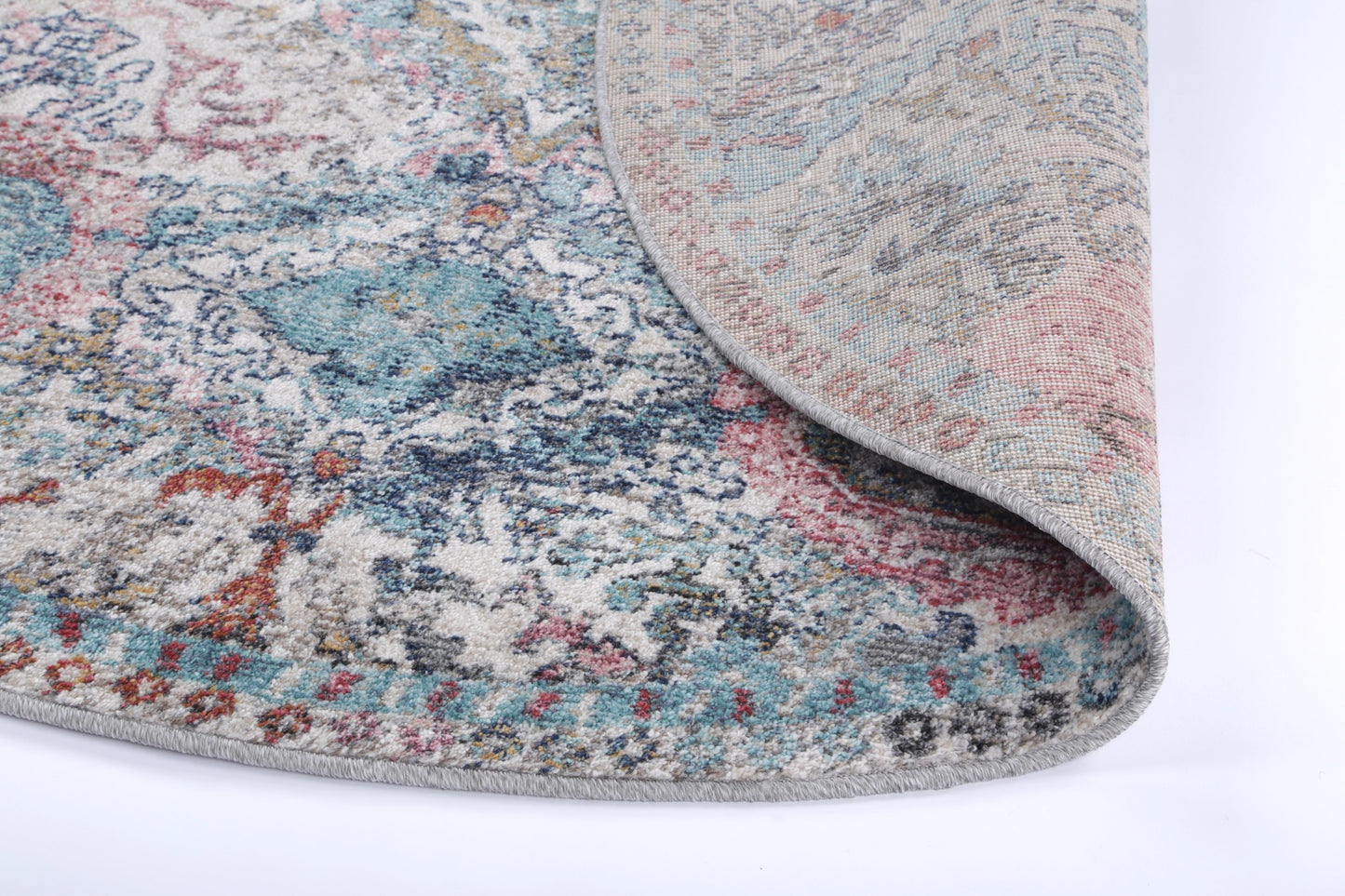 Rumba Evageline Multi Transitonal Round Rug