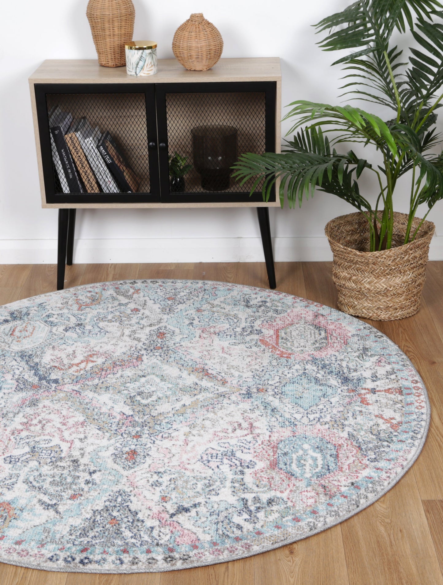 Rumba Evageline Multi Transitonal Round Rug