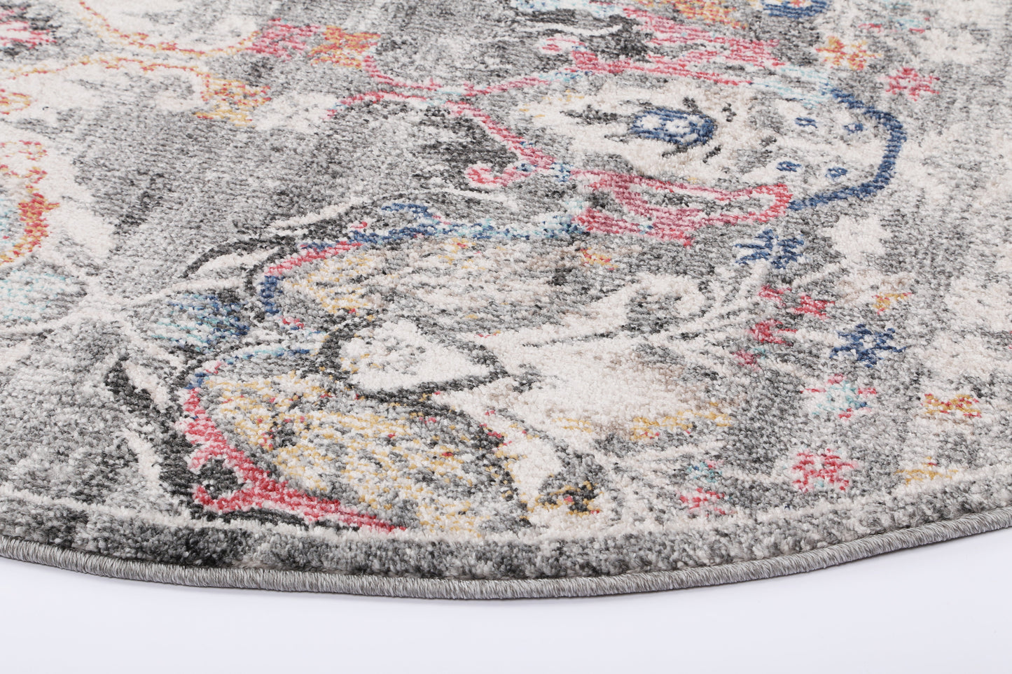 Rumba Lyndurst Transitional Muted Multi Round Rug