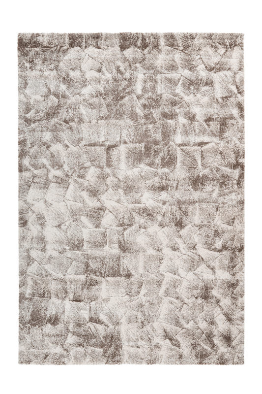 Sensation 504 Thick Modern Beige Rug with Jagged Design - Lalee Designer Rugs