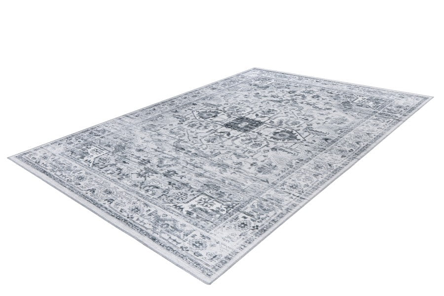 Pro 401 Silver Transitional Machine Washable Rug