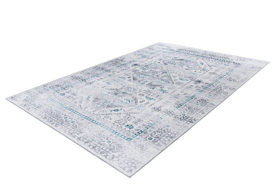 Pro 402 Silver Transitional Machine Washable Rug