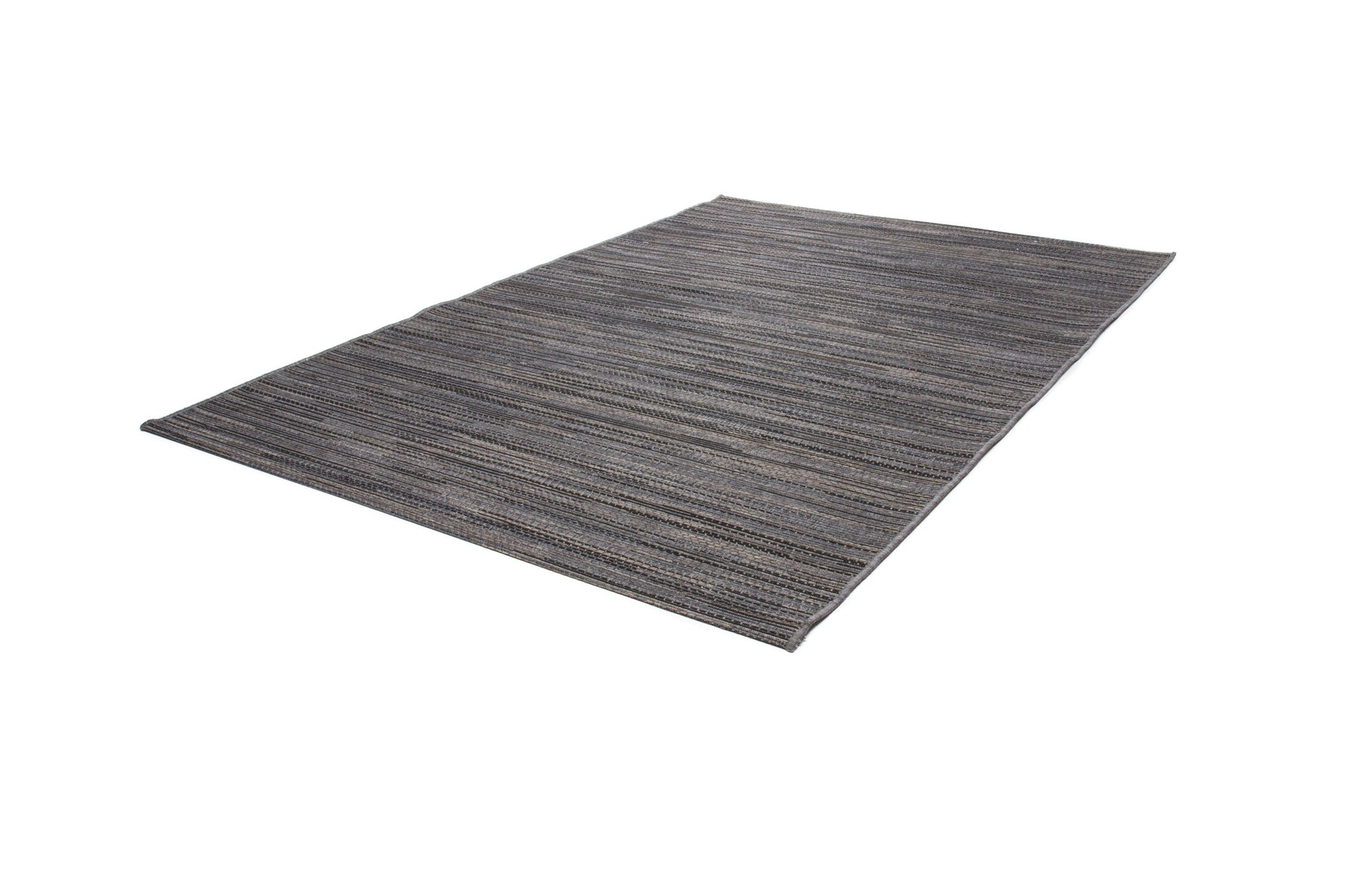 Sunset 600 Outdoor and Kitchen Grey Rug with Jagged Lines - Lalee Designer Rugs