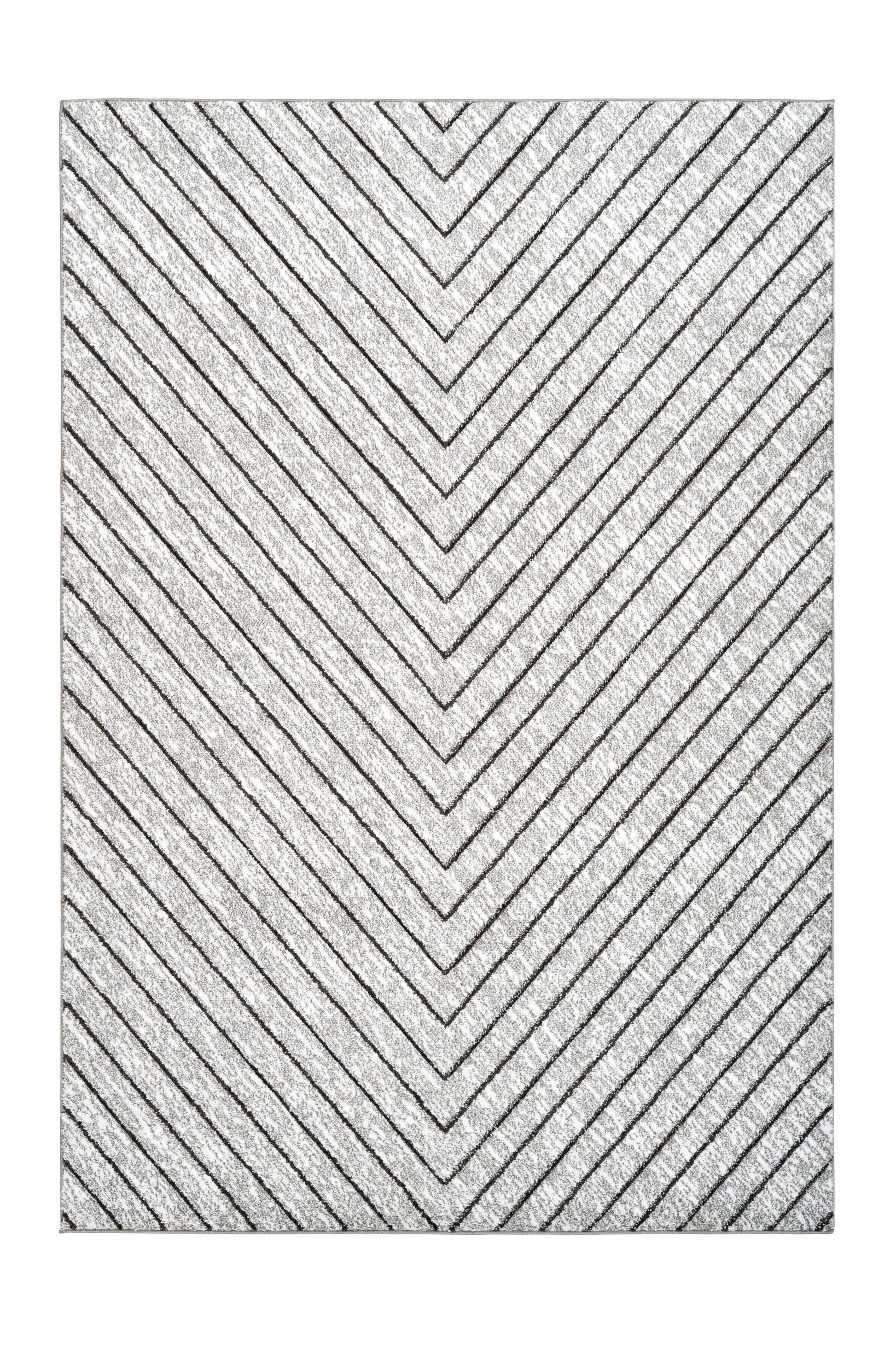 Swing 102 silver-white - Lalee Designer Rugs