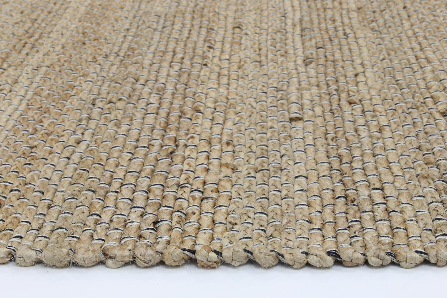 Rajpur Black Natural Jute Rug