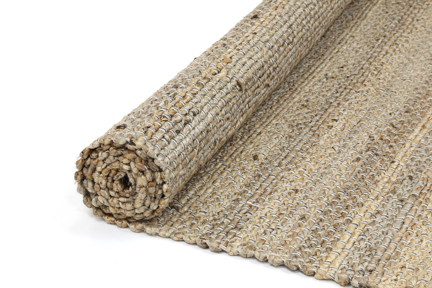 Rajpur Grey Natural Jute Rug