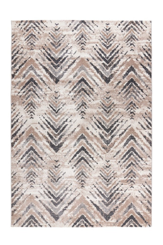 Tirana 402 Beige Silver Modern Rug