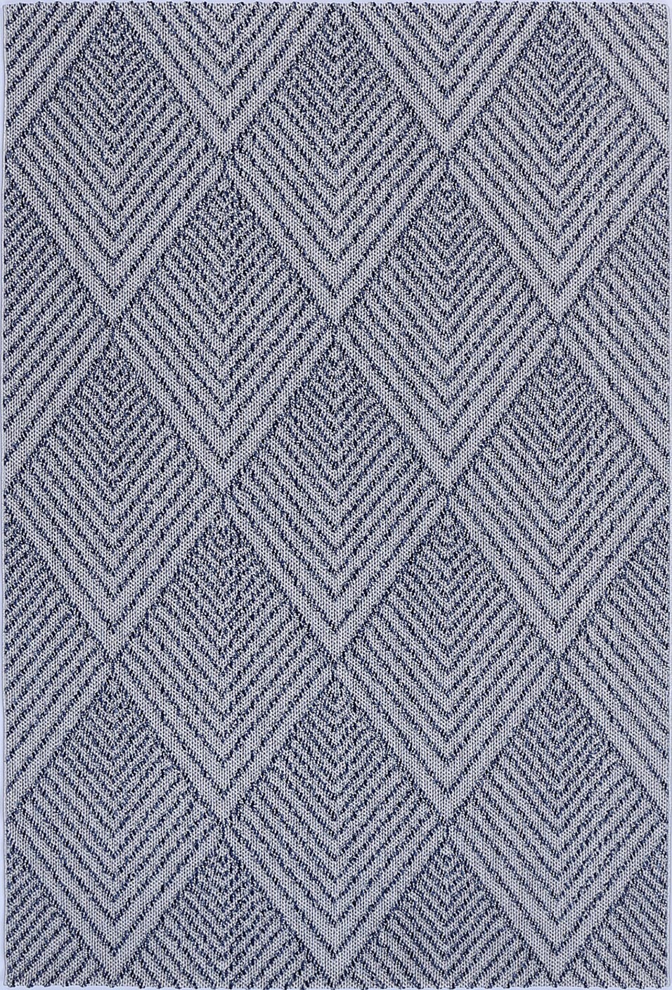 Valentina Naka Charcoal Geometric Flatweave Rug