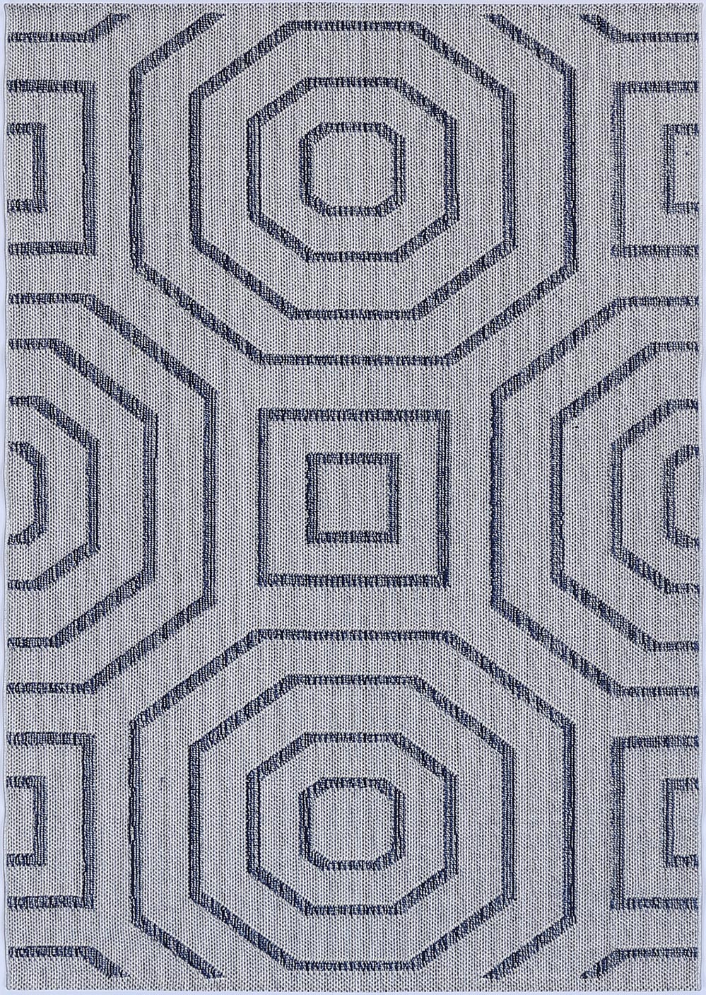 Valentina Hale Charcoal Geometric Flatweave Rug