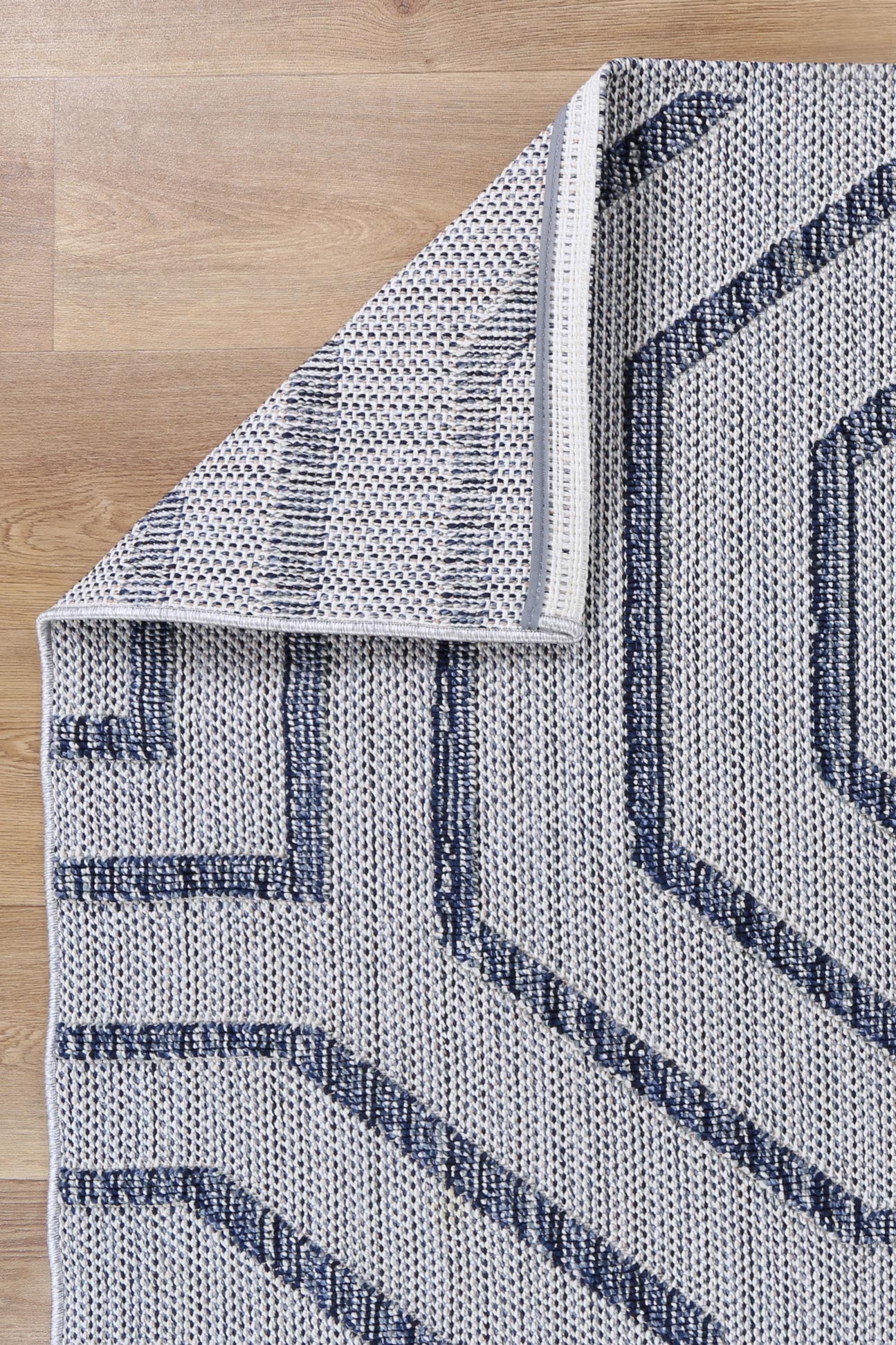 Valentina Hale Charcoal Geometric Flatweave Rug