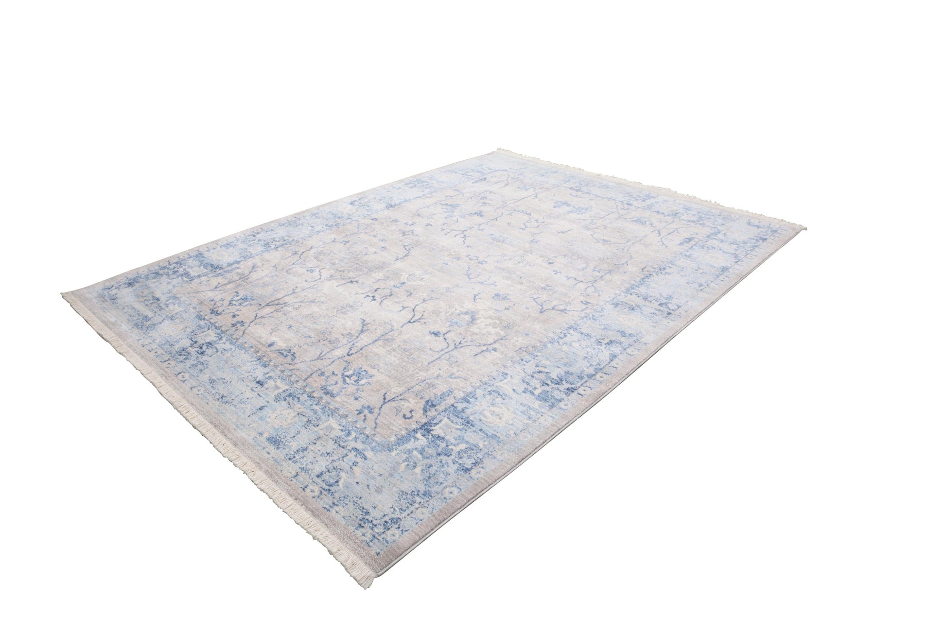 Vintage 702 silver-blue - Lalee Designer Rugs