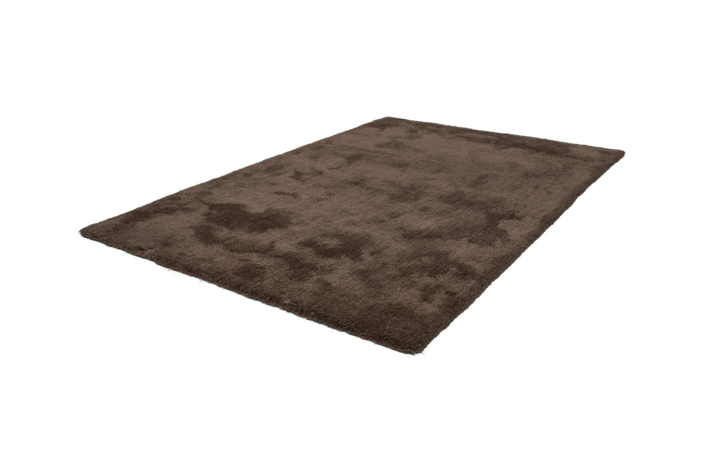 Velvet 500 Shaggy Plain Taupe Rug with Soft Touch - Lalee Designer Rugs