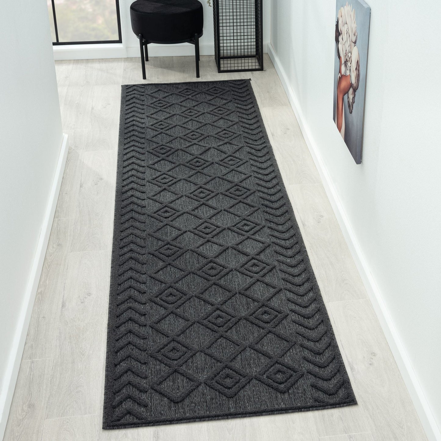 Caroline 416 Charcoal Runner