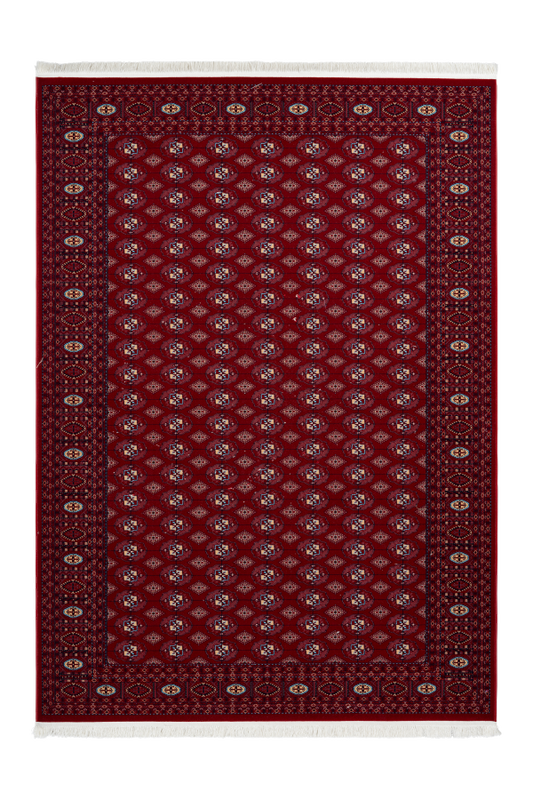 Royal 904 Traditional Red Rug with Border - Lalee Designer Rugs